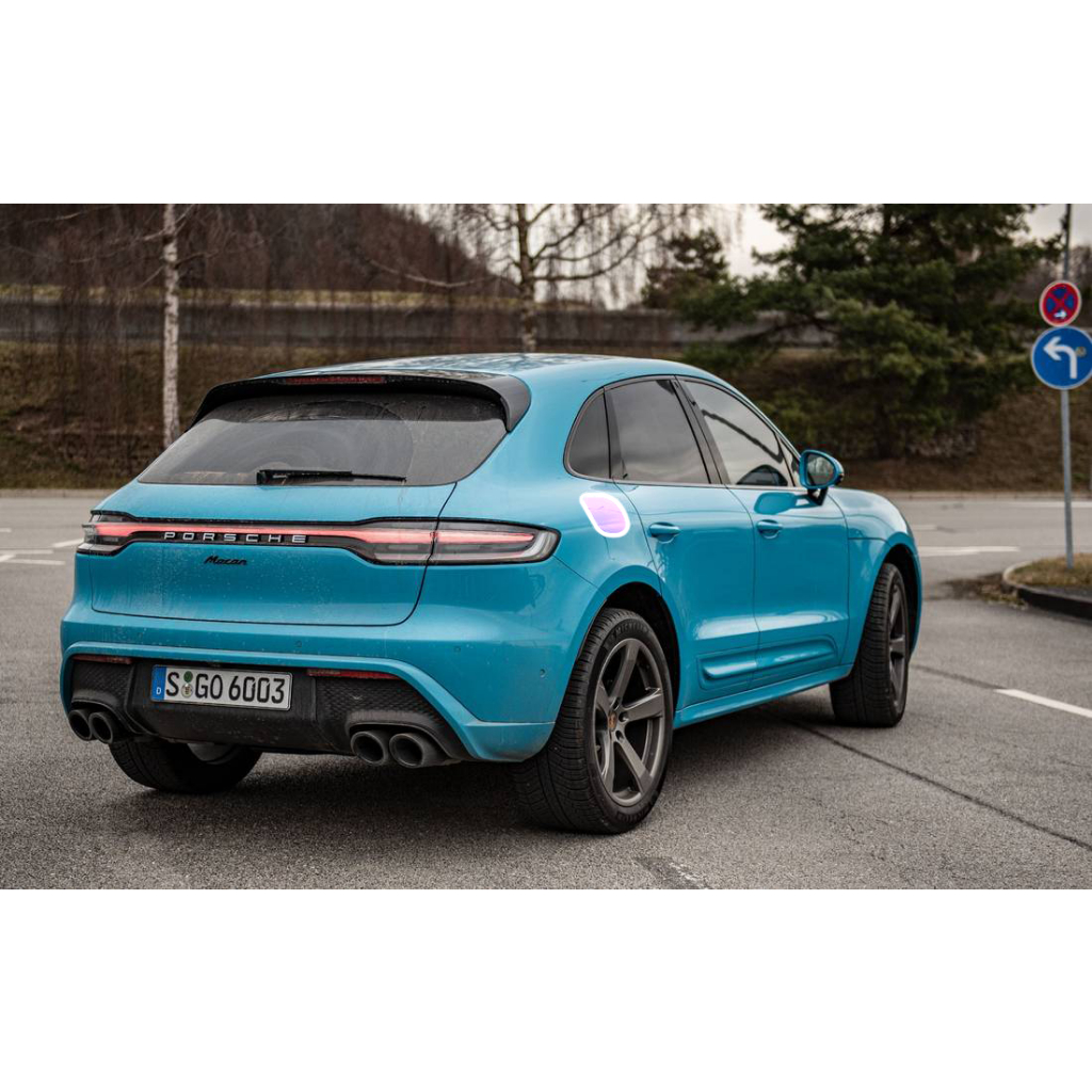 PORSCHE MACAN: Film PPF trong suốt dán NẮP BÌNH XĂNG cho xe chống xước - AUTO6 - Ảnh 2
