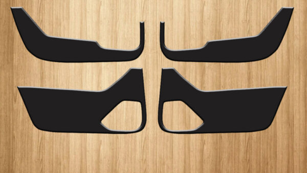 MAZDA CX8 - Bộ decal dán chống xước tapli 4 cửa xe -AUTO6- Bảo vệ nội thất cho xe hơi