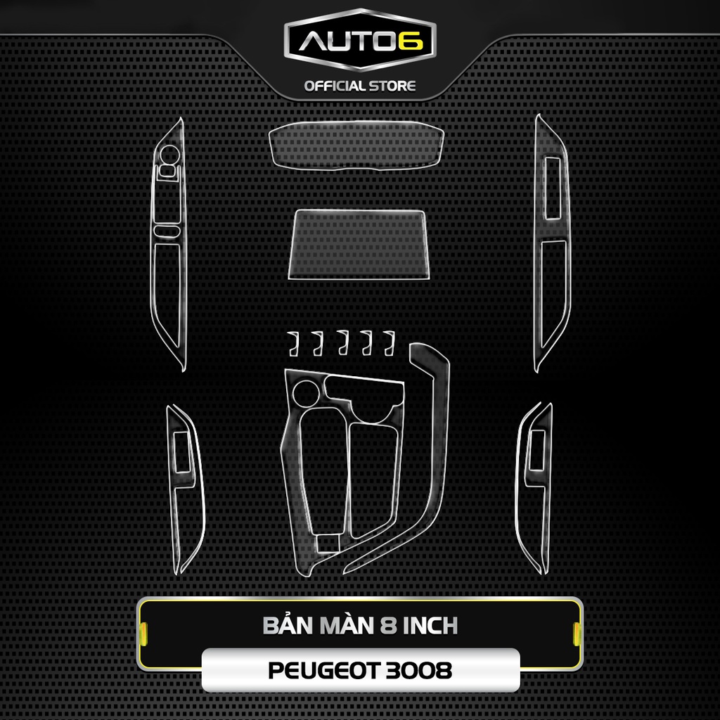 PEUGEOT 3008 / 5008 2017-2025: Film PPF CAO CẤP dán xe Trong suốt, chống xước và che mờ vết xước nội thất ô tô - AUTO6 - Ảnh 4