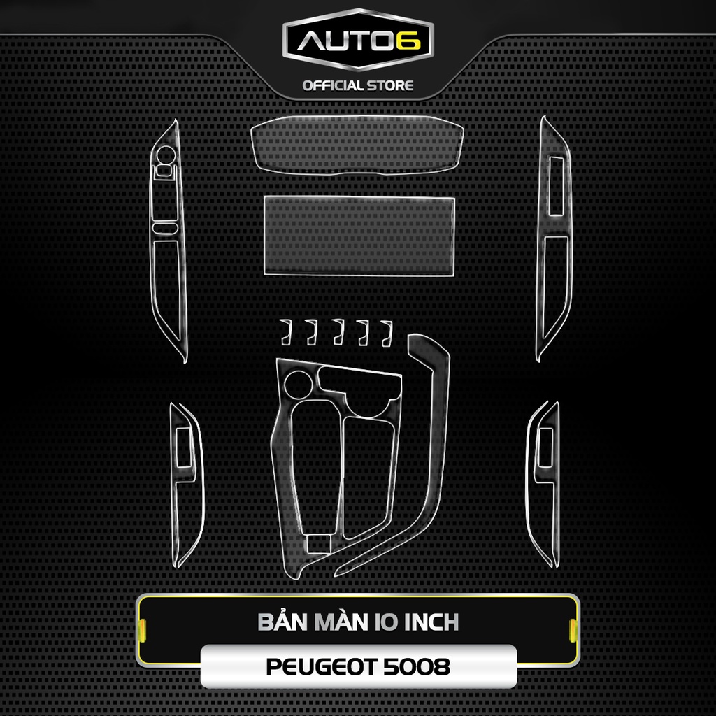 PEUGEOT 3008 / 5008 2017-2025: Film PPF CAO CẤP dán xe Trong suốt, chống xước và che mờ vết xước nội thất ô tô - AUTO6 - Ảnh 3