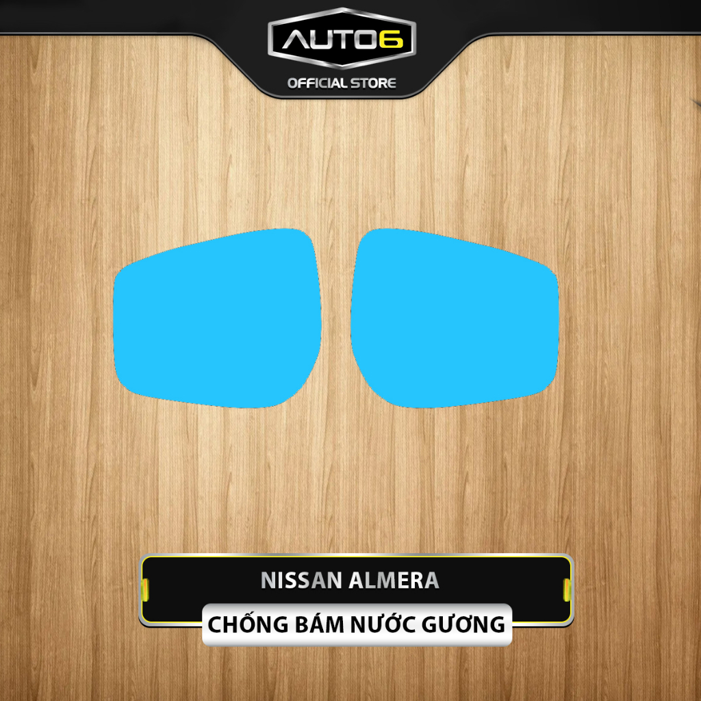 NISSAN ALMERA - Tấm dán kính chống bám nước full gương AUTO6