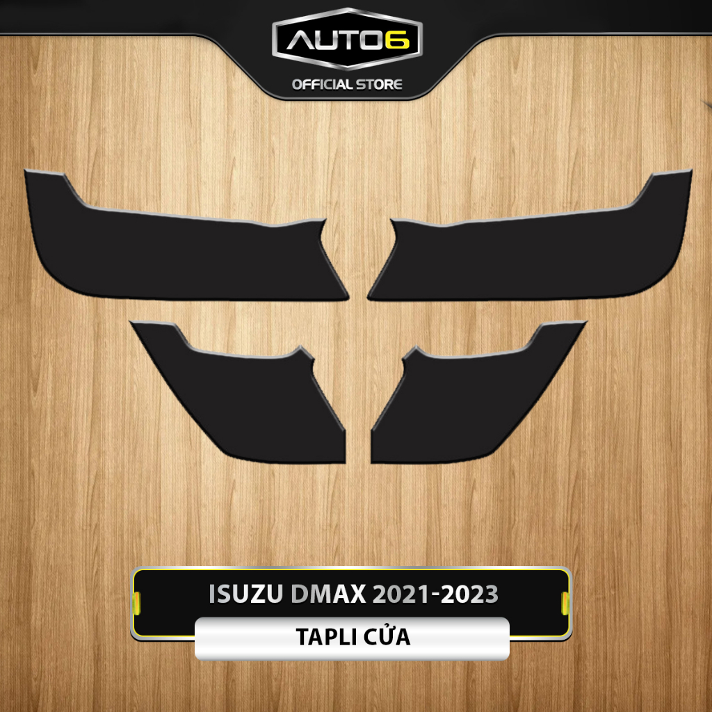 ISUZU DMAX 2021-2024 - Bộ decal dán chống xước tapli 4 cửa xe ISUZU DMAX 2021-2023 - AUTO6