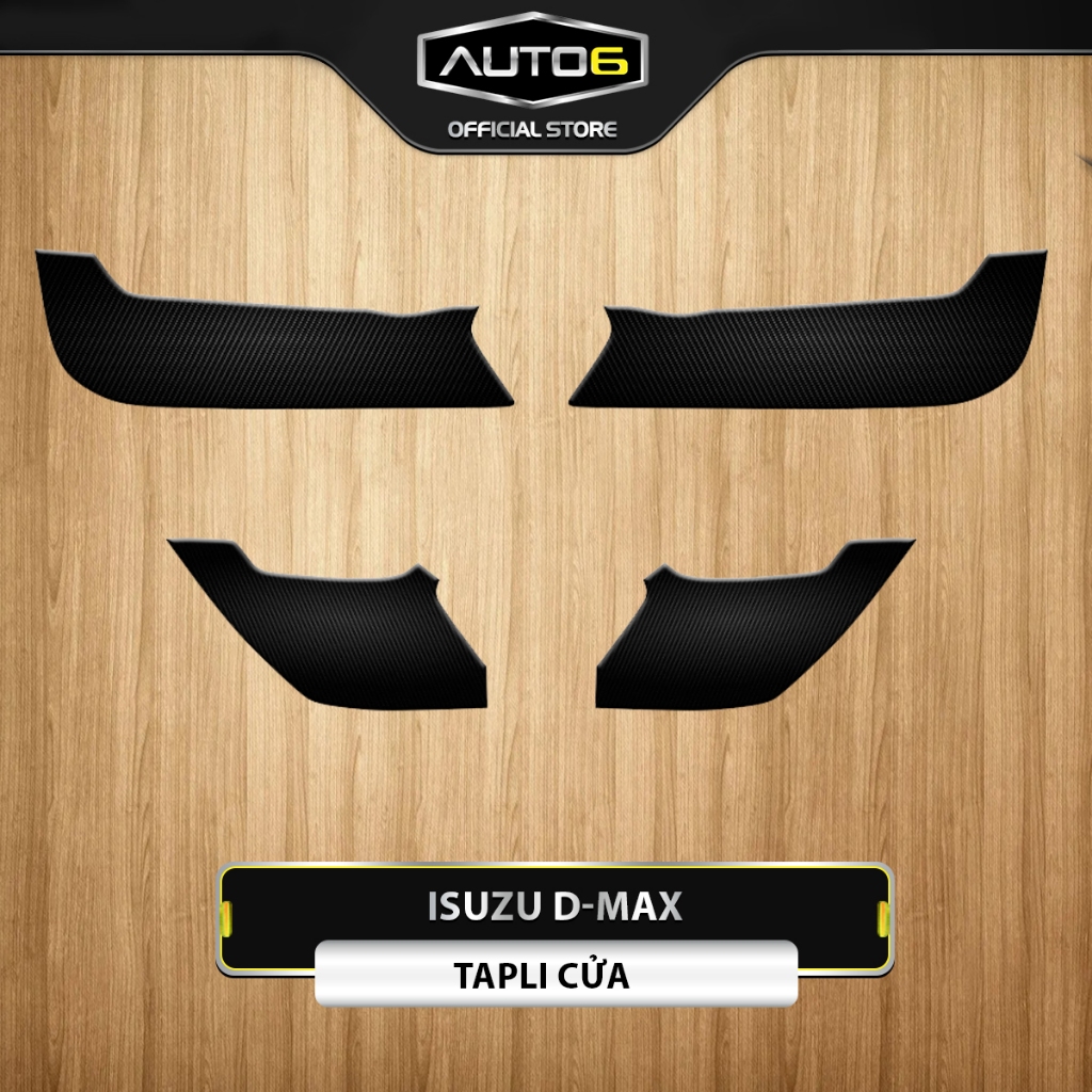 ISUZU DMAX 2021-2024 - Bộ decal dán chống xước tapli 4 cửa xe ISUZU DMAX 2021-2023 - AUTO6 - Ảnh 2
