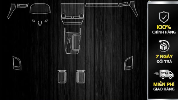 TOYOTA ALPHARD 2024: Phim PPF dán FULL nội thất -AUTO6 <Made in Việt Nam> chống xước, che phủ các vết xước cũ....