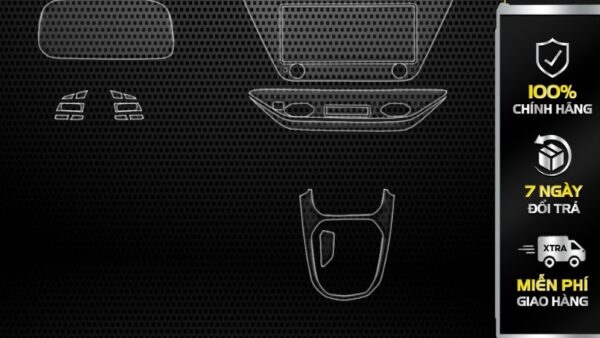 Film PPF dán xe KIA CARENS 2022-2025 bản LUXURY, IVT, MT trong suốt, chống xước bảo vệ nội thất ô tô - AUTO6