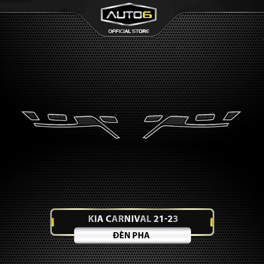 KIA CARNIVAL 2021-2024 - Film PPF CAO CẤP chống xước ĐÈN PHA ô tô - AUTO6 Trong suốt và che mờ các vết xước cũ