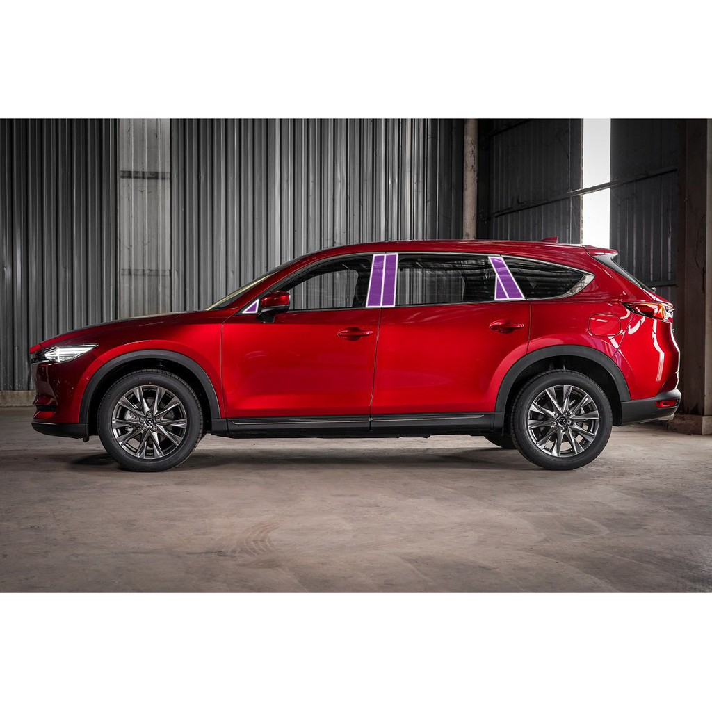 MAZDA CX8 2018-2025: Film PPF CAO CẤP dán TRỤ CỬA xe ô tô Trong suốt, chống xước và phục hồi vết xước nội thất - AUTO6 - Ảnh 2