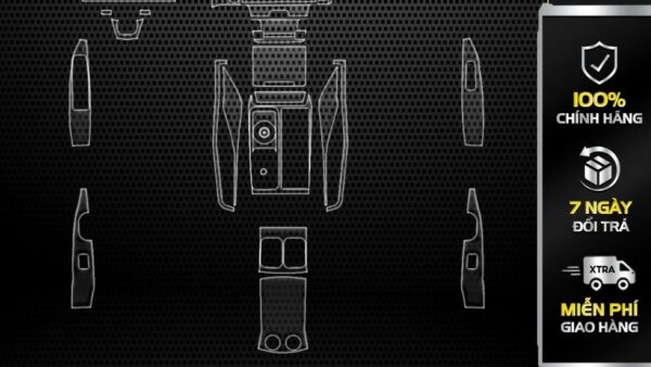 KIA SORENTO 2021-2025: Film dán PPF CAO CẤP Trong suốt, chống xước và che mờ vết xước nội thất ô tô - AUTO6