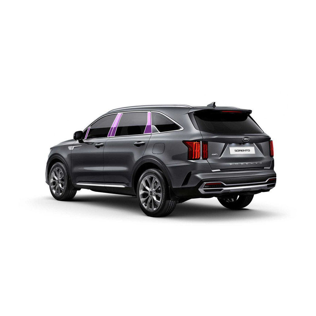 KIA SORENTO 2021-2025: Film dán PPF CAO CẤP dán TRỤ CỬA xe Trong suốt, chống xước bảo vệ nội thất ô tô - AUTO6 - Ảnh 2