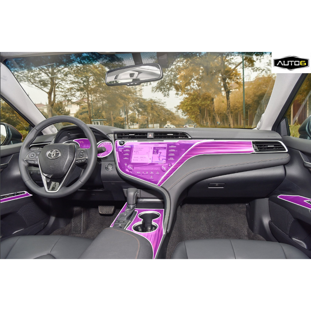 CAMRY 2.5 2019-2021: Film PPF CAO CẤP dán xe trong suốt, chống xước và che mờ vết xước nội thất ô tô - AUTO6 - Ảnh 2