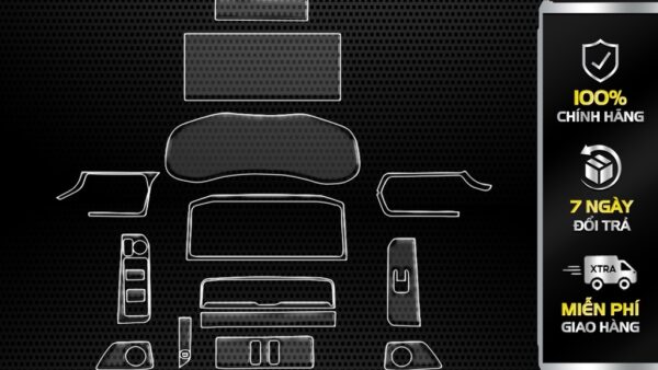 TOYOTA LAND CRUISER LC200, LC300 2022-2024: Film PPF CAO CẤP dán xe chống xước và che mờ vết xước nội thất ô tô - AUTO6