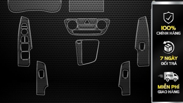 HYUNDAI ACCENT 2017 - T5/2024: Film PPF CAO CẤP trong suốt, chống xước và che mờ vết xước nội thất ô tô - AUTO6
