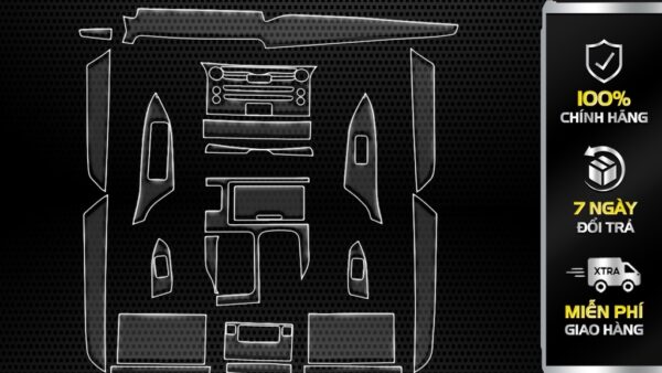 LEXUS LX570: Film PPF CAO CẤP dán xe trong suốt, chống xước và che mờ vết xước nội thất ô tô - AUTO6