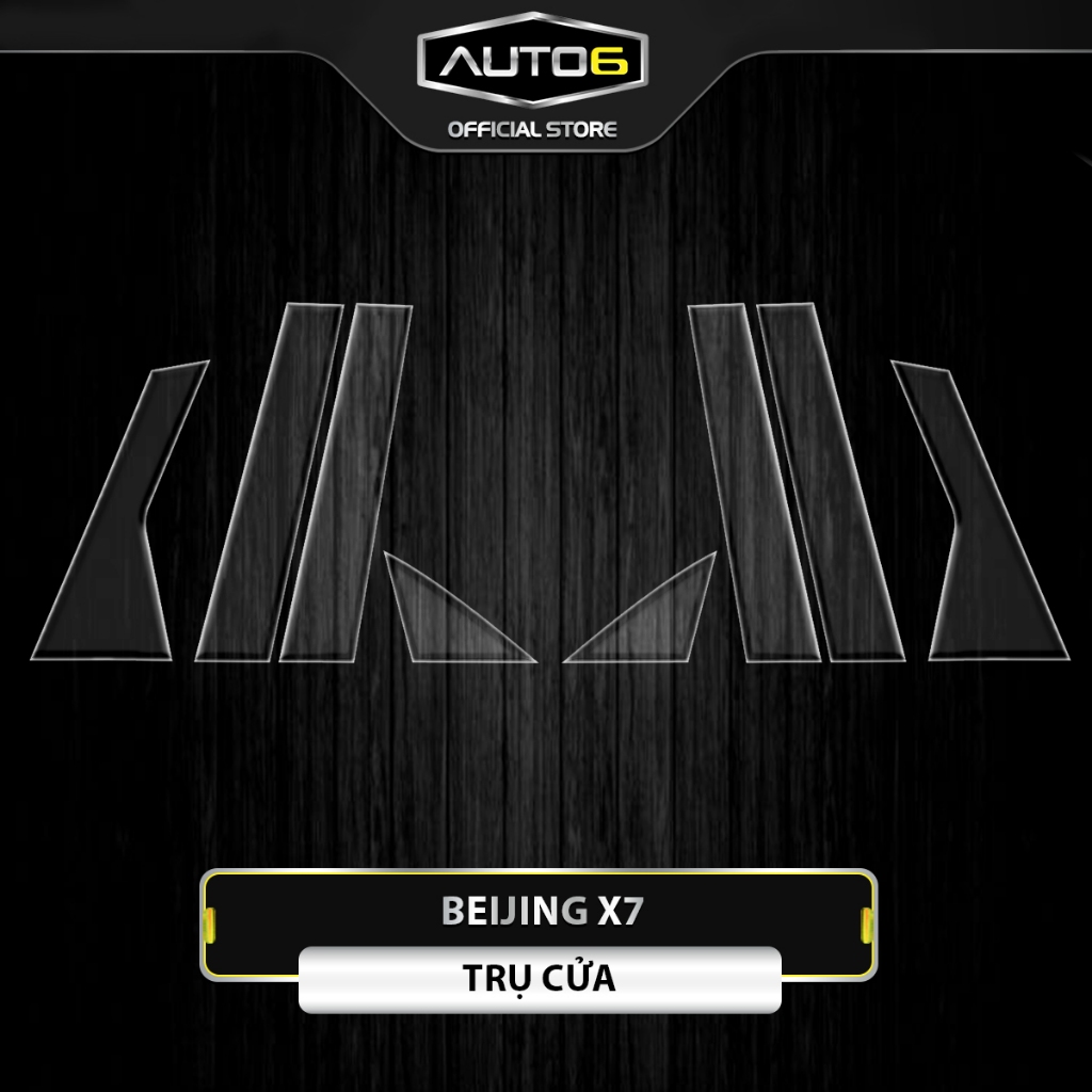 BEIJING x7: Film PPF CAO CẤP dán TRỤ CỬA xe Trong suốt, chống xước bảo vệ nội thất ô tô - AUTO6