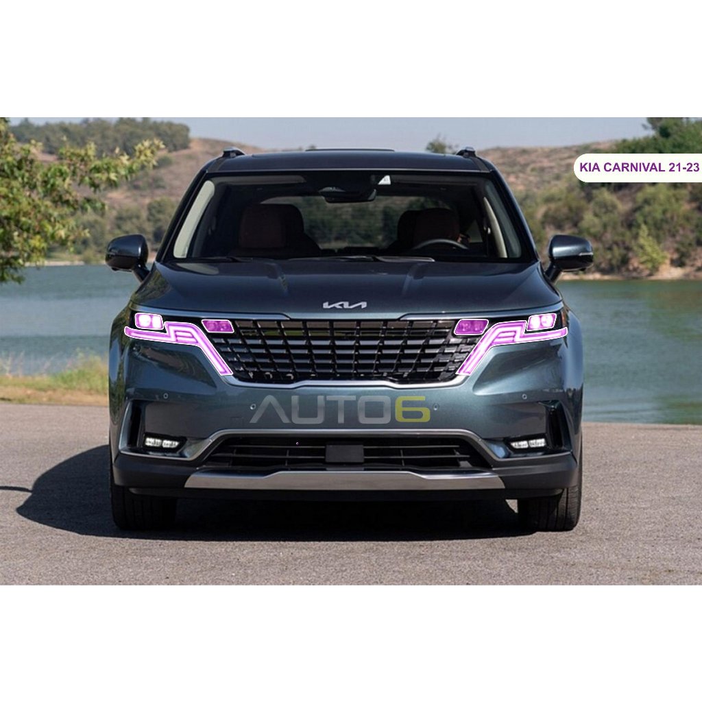 KIA CARNIVAL 2021-2024 - Film PPF CAO CẤP chống xước ĐÈN PHA ô tô - AUTO6 Trong suốt và che mờ các vết xước cũ - Ảnh 2