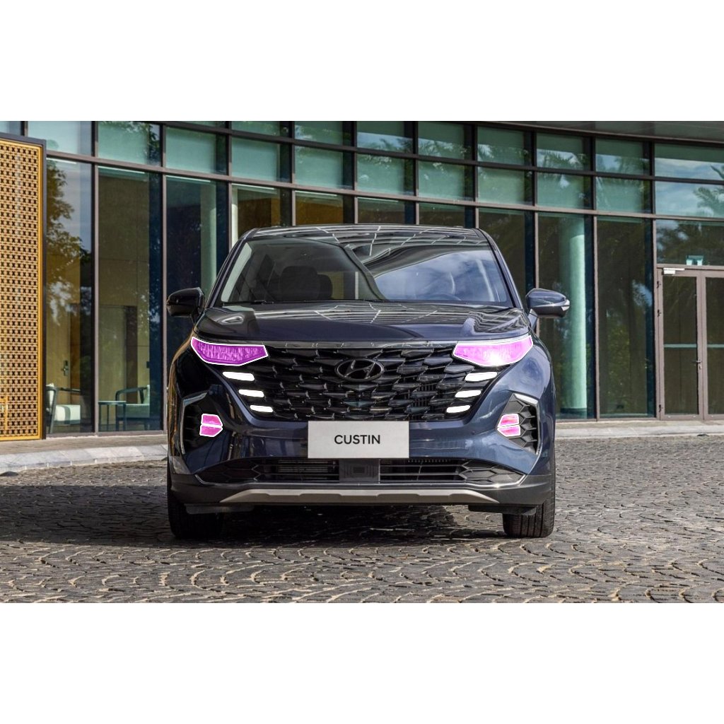 HYUNDAI CUSTIN 2023-2025: Film PPF CAO CẤP dán ĐÈN PHA xe ô tô -AUTO6- Trong suốt, chống xước và che mờ vết xước - Ảnh 2