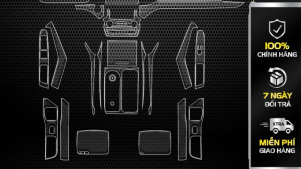 FORD EXPLORER 2022-2025: Film dán PPF CAO CẤP Trong suốt, chống xước và che mờ vết xước nội thất ô tô - AUTO6