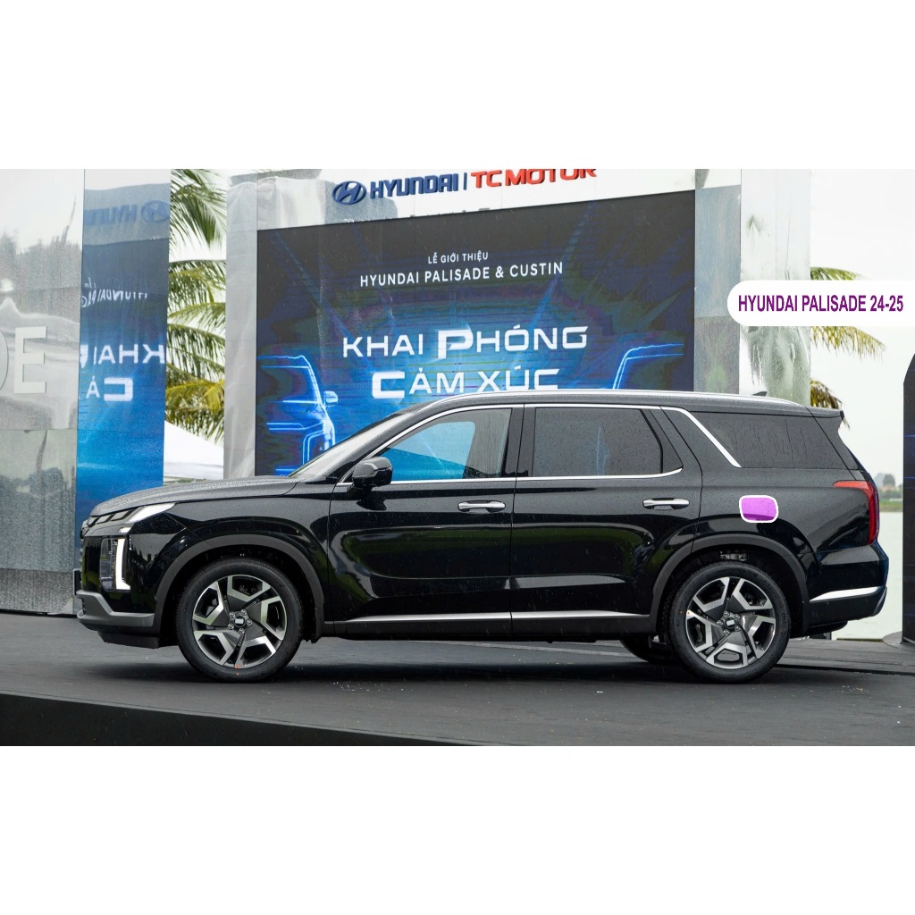 HYUNDAI PALISADE 2024-2025: Film PPF trong suốt dán NẮP BÌNH XĂNG cho xe chống xước - AUTO6 - Ảnh 2